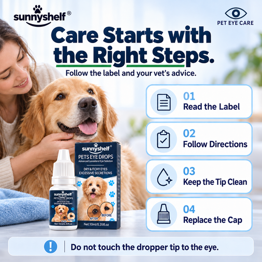 sunny shelf BrightEyes — Pet Eye Drops for Dogs & Cats