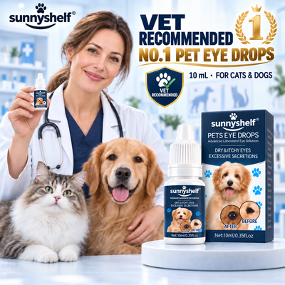 sunny shelf BrightEyes — Pet Eye Drops for Dogs & Cats