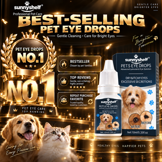 sunny shelf BrightEyes — Pet Eye Drops for Dogs & Cats