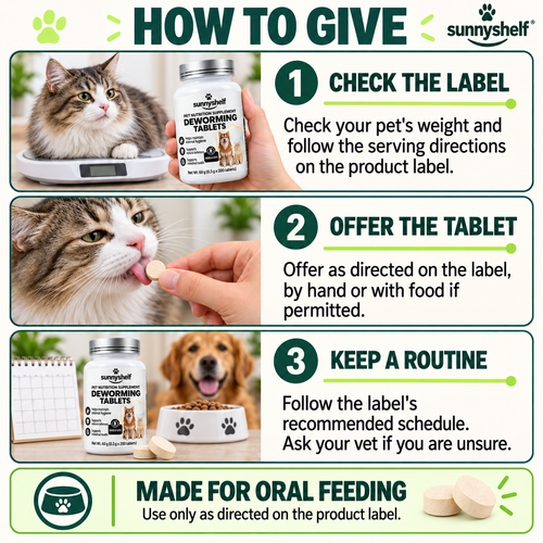 Pet insect repellent tablets for animal health